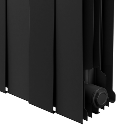 Биметаллический радиатор Royal Thermo PianoForte 300 Noir Sable - 14 секц. фото #6