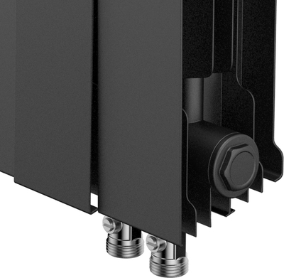 Биметаллический радиатор Royal Thermo PianoForte 300 /Noir Sable - 8 секц. VDR фото #4