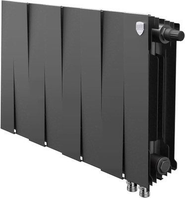 Биметаллический радиатор Royal Thermo PianoForte 300 /Noir Sable - 8 секц. VDR