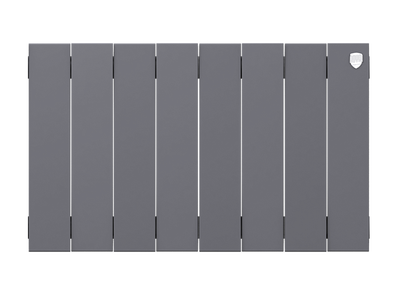 Биметаллический радиатор Royal Thermo Piano Forte 300 /Silver Satin 8 секц. фото #2
