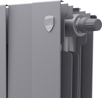 Биметаллический радиатор Royal Thermo PianoForte 200 Silver Satin VDR80 - 20 секц. фото #2