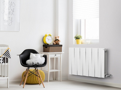 Биметаллический радиатор Royal Thermo Pianoforte 500 VD 6 секц. Bianco Traffico фото #3