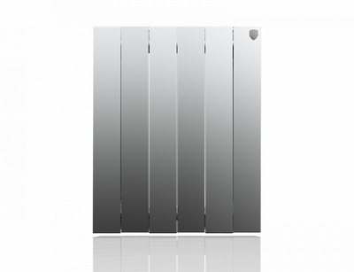 Биметаллический радиатор Royal Thermo Pianoforte 500 VD 6 секц. Silver Satin фото #2