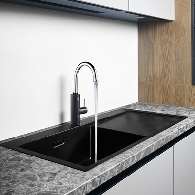 Электрический проточный водонагреватель 3 кВт Royal Thermo QuickTap (Black) фото #10