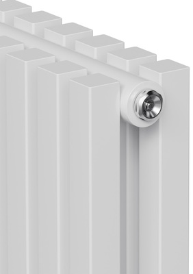 Стальной трубчатый радиатор 2-колончатый Royal Thermo Shift Q30 C2030 - 14 секц. RAL9016, боковое 1/2 фото #4