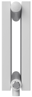 Стальной трубчатый радиатор 2-колончатый Royal Thermo Shift Q30 VC2030 - 32 секц. RAL9016, нижнее 1/2 фото #3