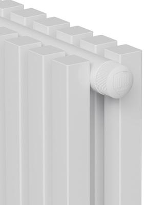 Стальной трубчатый радиатор 2-колончатый Royal Thermo Shift Q30 VC2180 - 04 секц. RAL9016, нижнее 1/2 фото #3