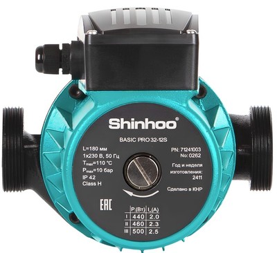 Насос для отопления SHINHOO BASIC PRO 32-12S 1x230V