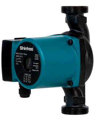 Насос для отопления SHINHOO BASIC S 25-8S 230V 180мм фото #7