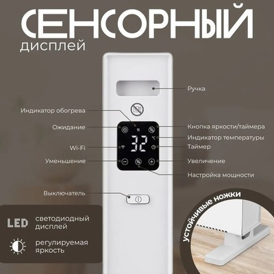 Конвектор электрический SLS HEAT-01 фото #3