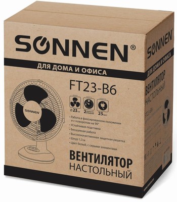 Лопастной вентилятор SONNEN FT23-B6 фото #9