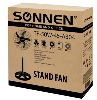 Напольный вентилятор  SONNEN TF-50W-45-А304 фото #13