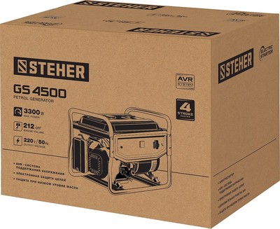 Бензиновый генератор STEHER GS-4500 фото #7