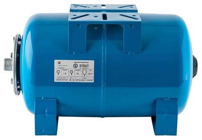 Гидроаккумуляторы STOUT 20л/10бар горизонтальный (STW-0001-100020) фото #3