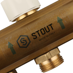 Для отопления STOUT Коллектор регулируемый с расходомерами 1/3/4x10 фото #5