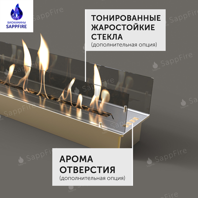 Настенный биокамин Sappfire Venera Gold 700 фото #2