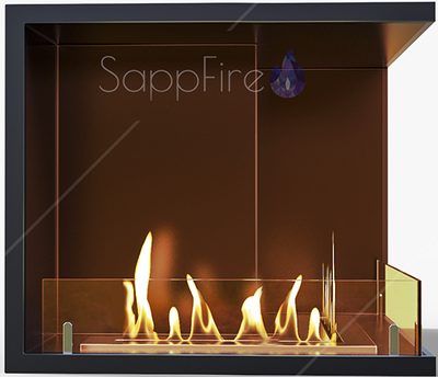 Настенный биокамин Sappfire для угловой стены 700 фото #2