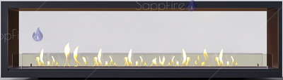Настенный биокамин Sappfire сквозной очаг 2400 фото #2