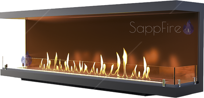 Настенный биокамин Sappfire торцевой очаг 1000