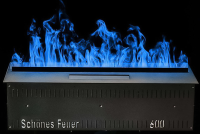 Встраиваемый очаг в модуль Schones Feuer 3D FireLine 600 pro + увлажнитель + RGB Flame фото #4