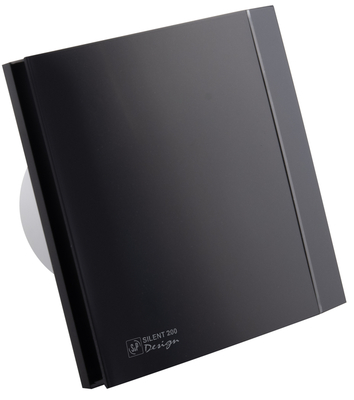 Вытяжка для ванной диаметр 120 мм Soler & Palau SILENT-200 CZ MATT BLACK DESIGN-4C (220-240V 50HZ) RE фото #2