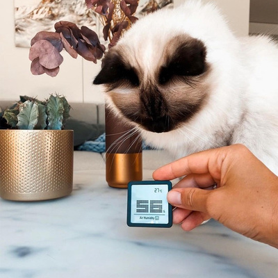 Цифровая метеостанция без радиодатчика Stadler Form S-081 Selina little black фото #7