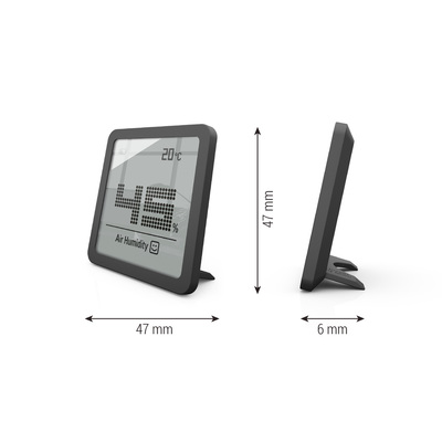 Цифровая метеостанция без радиодатчика Stadler Form S-081 Selina little black фото #6