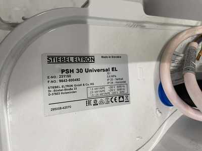 Уцененный электрический накопительный водонагреватель Stiebel Eltron PSH 30 Universal EL (231150) уцененный фото #9