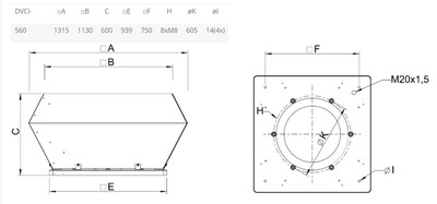 Крышный вентилятор Systemair DVCI 560D-S EC фото #2