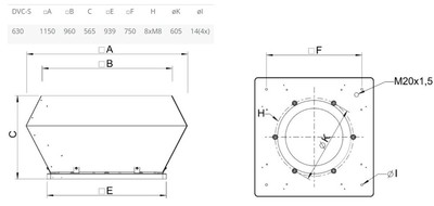 Крышный вентилятор Systemair DVC 630-S (3Ph/400V) GEN3 фото #2