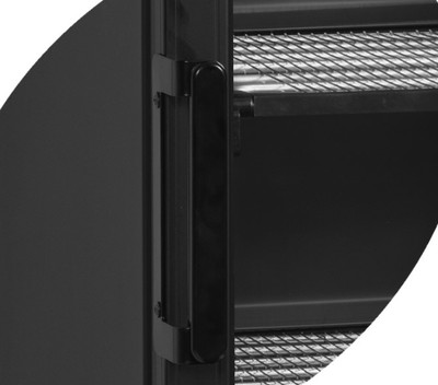 Морозильный шкаф TEFCOLD UFSC370G BLACK фото #2