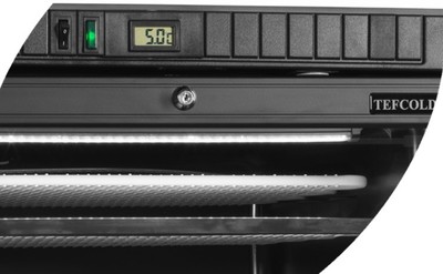 Морозильный шкаф TEFCOLD UFSC370G BLACK фото #3