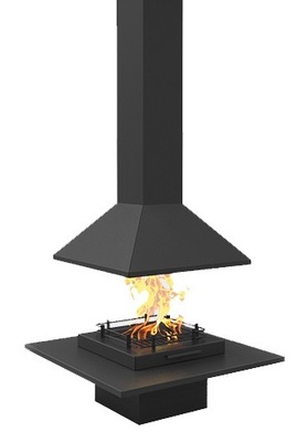 Готовый дровяной каминокомплект TRAFORART VULCANO CENTRAL без стекла