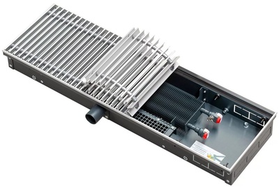 Внутрипольный конвектор длиной 1,1 м - 1,5 м Techno Air KVVZ 250-85-1500