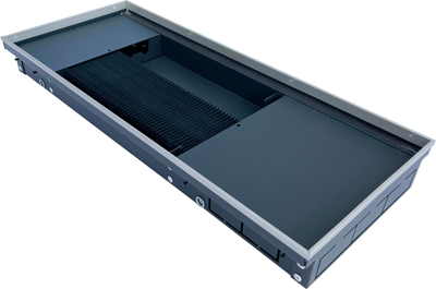 Внутрипольный конвектор длиной 30 см - 1 м Techno Usual KVZ 200-85-1000 фото #2