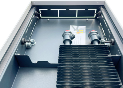 Внутрипольный конвектор длиной 30 см - 1 м Techno Usual KVZ 200-85-1000 фото #8