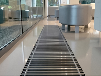 Внутрипольный конвектор длиной 30 см - 1 м Techno Usual KVZ 200-85-900 фото #5