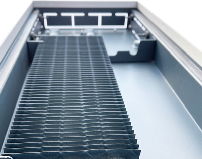 Внутрипольный конвектор длиной 30 см - 1 м Techno Usual KVZ 200-85-900 фото #9