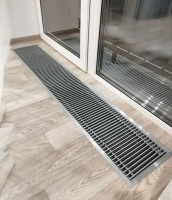 Внутрипольный конвектор длиной 30 см - 1 м Techno Usual KVZ 200-85-900 фото #3