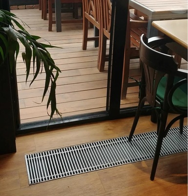 Внутрипольный конвектор длиной 30 см - 1 м Techno Usual KVZ 250-140-600 фото #8