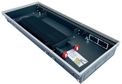 Внутрипольный конвектор длиной 30 см - 1 м Techno Usual KVZ 250-140-600