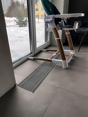 Внутрипольный конвектор длиной 30 см - 1 м Techno Usual KVZ 250-65-600 фото #11