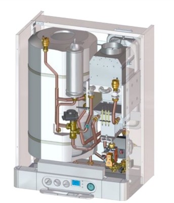 Настенный котел для отопления со встроенным бойлером Thermona THERM PRO 14 TKX.А (55 л нерж.) фото #4