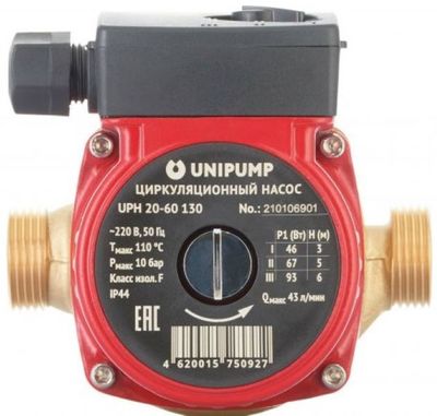 Насос для отопления Unipump UPН 20-60 130