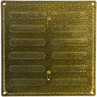 Металлическая решетка VANVENT Колор 200x200 мм золото (регулируемая) фото #2