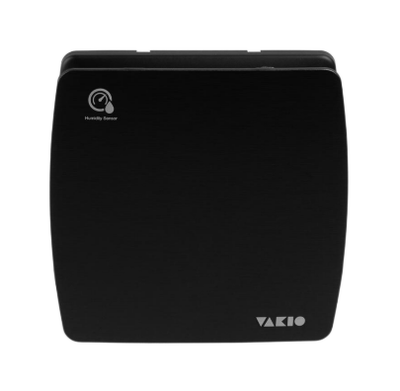 Вытяжка для ванной диаметр 150 мм Vakio Smart EF-150 Черный