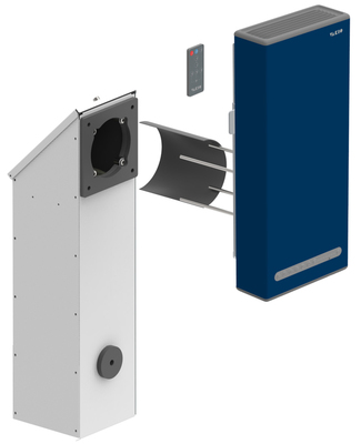 Бытовая приточно-вытяжная вентиляционная установка Vakio WINDOW SMART Классический синий фото #2