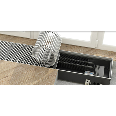 Внутрипольный конвектор длиной 1,6 м - 2 м Varmann Ntherm Electro 230x110x1750 фото #3