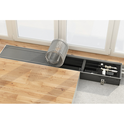 Внутрипольный конвектор длиной 2,1 м - 3 м Varmann Qtherm 230х75х2750 фото #3