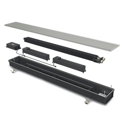 Внутрипольный конвектор длиной 2,1 м - 3 м Varmann Qtherm HK Mini 190x90x2400 фото #3